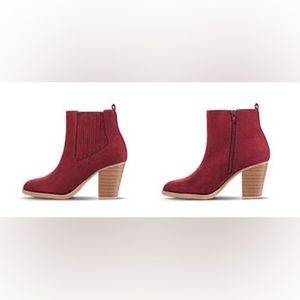 NIB Serra Burgundy/Maroon Booties 8